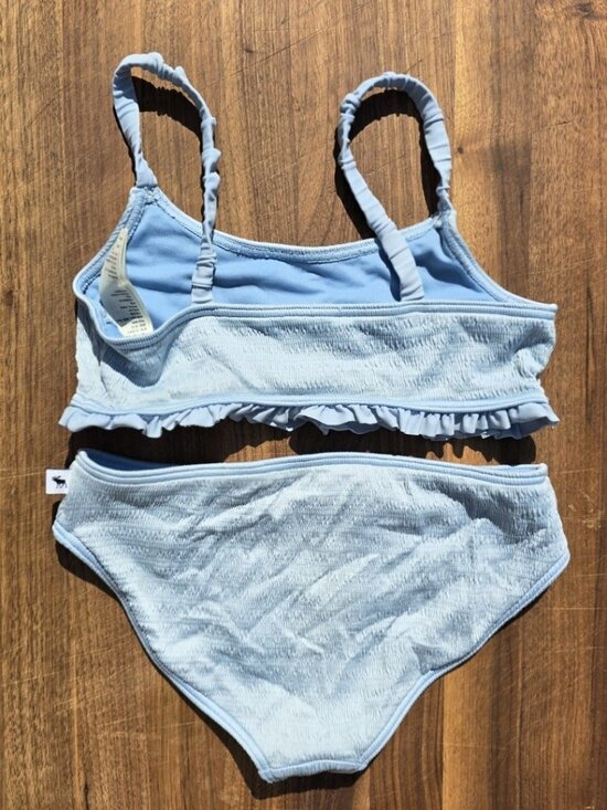 abercrombie kids Other - Abercrombie Kids Light Blue Textured 2-Piece Swimsuit (Size 9/10)